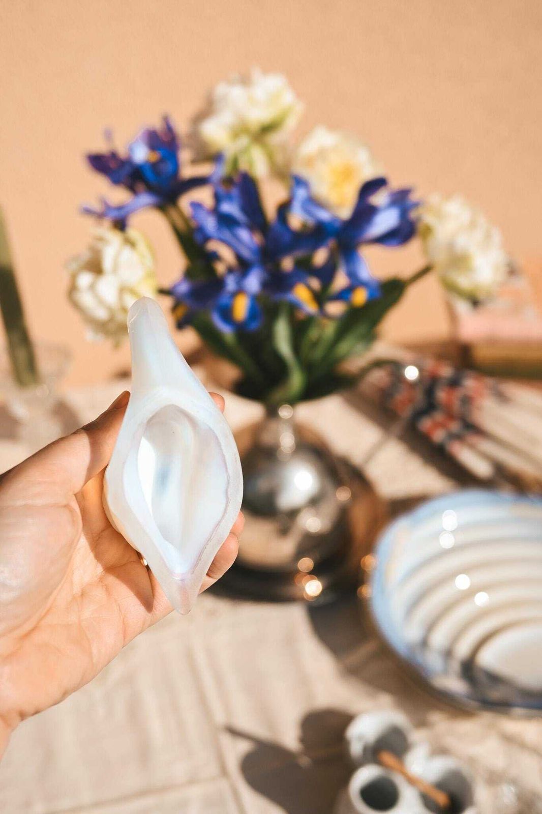 Art Deco Opalescent Glass Snail Cocktail Pick Holder | 7 Snail Picks | Sabino Style | French 1920s 30s photo 177.0
