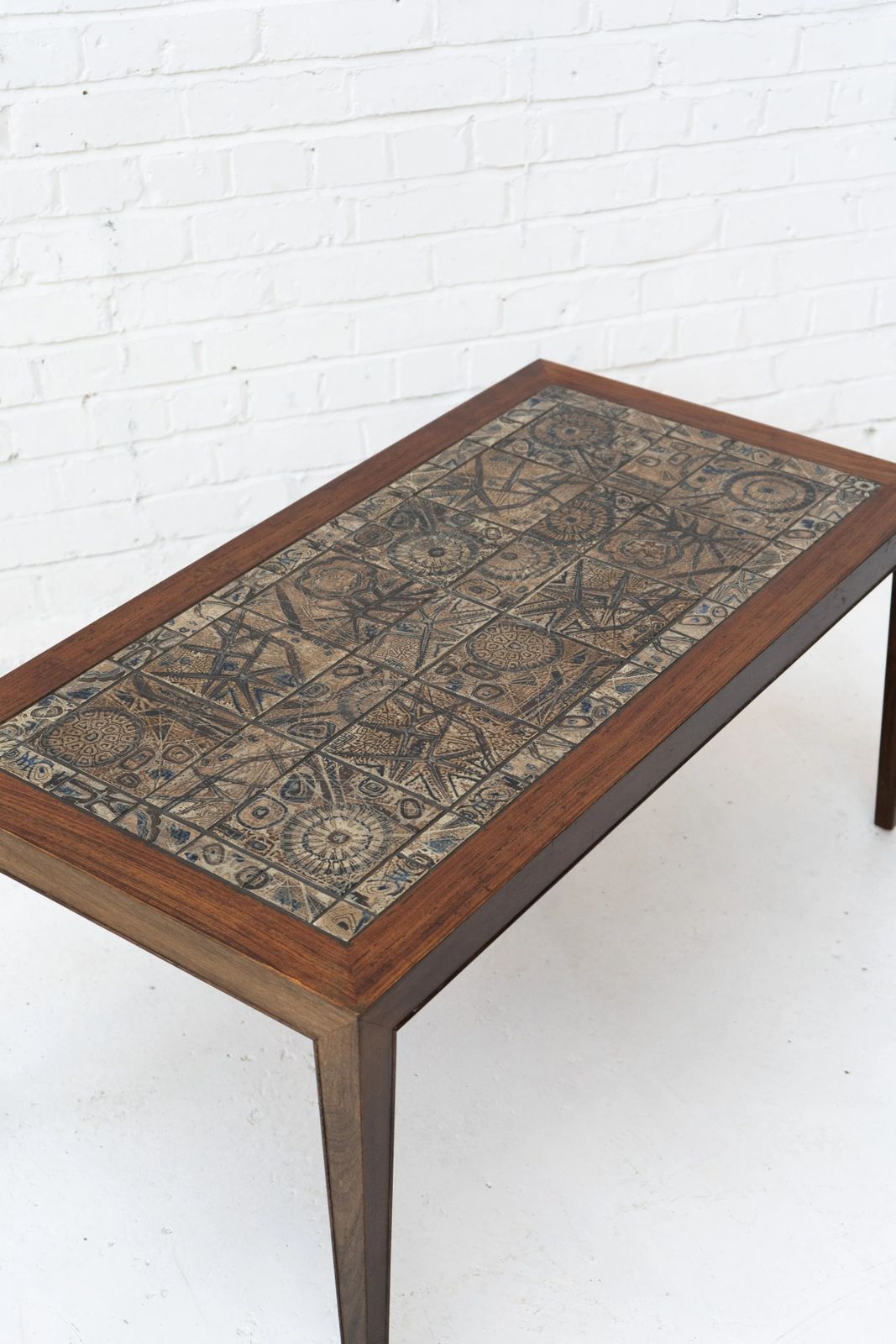 Severin Hansen Rosewood Coffee Table With Tiles By Nils Thorsson photo furniture