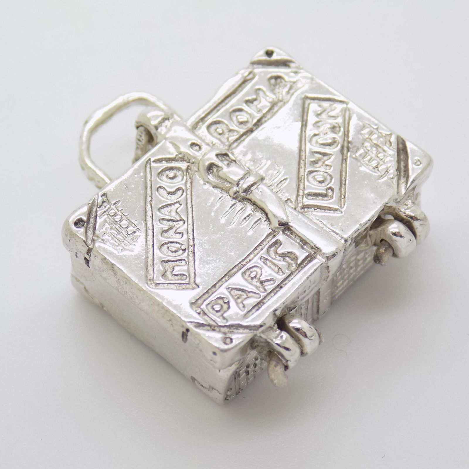 Vintage Italian Handmade Silver Luggage Box, Italy, 1970s photo buy
