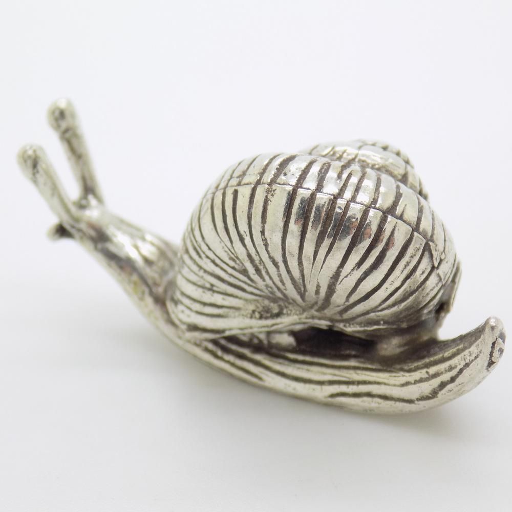 Vintage Italian Handmade Snail Figurine, 1980s photo Home Decor