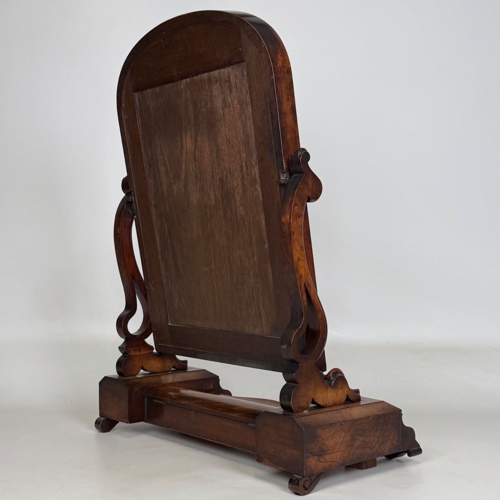 Antique 19th Century Victorian Dressing Mirror In Mahogany ( Af 5352 ) photo vintage