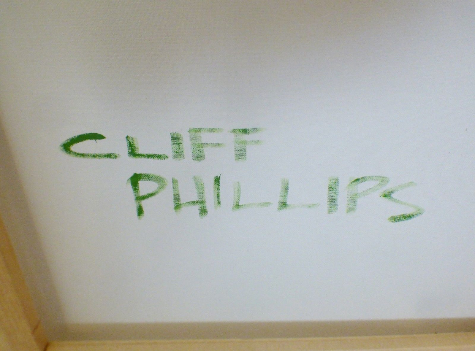 I Got Stuff On My Mind By Cliff Phillips Large Signed Painting Street Artist photo buy