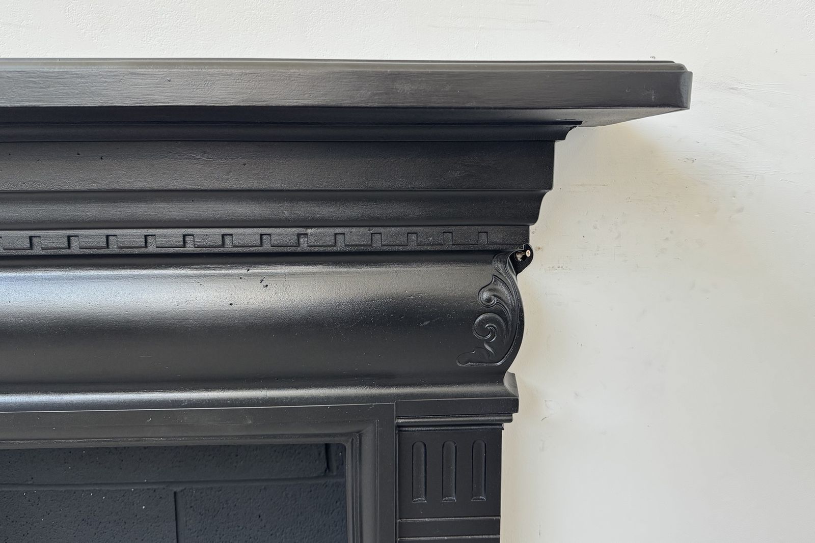Antique Late Victorian Cast Iron Fireplace Surround photo buy