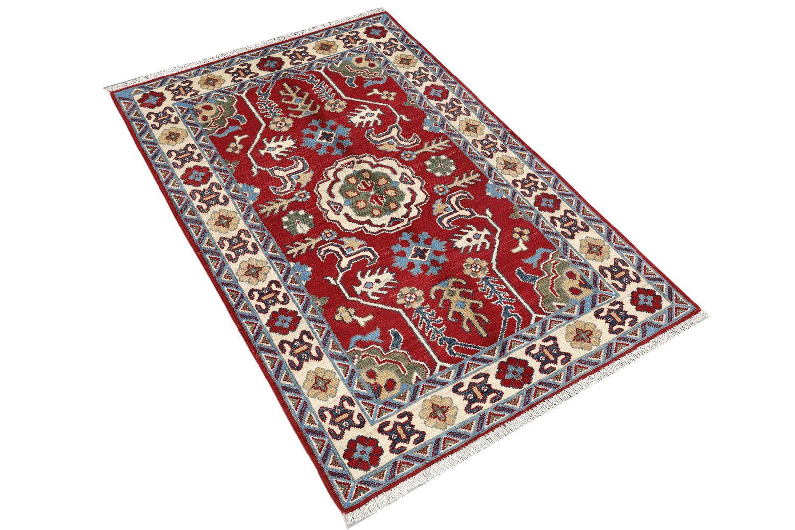 3x5 Unique Afghan Tribal Hand Knotted Wool Oriental Area Rug photo furniture