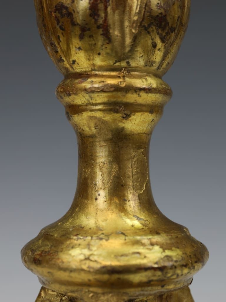 photo buy A Late 18th Century Italian Neoclassical Giltwood Candlestick