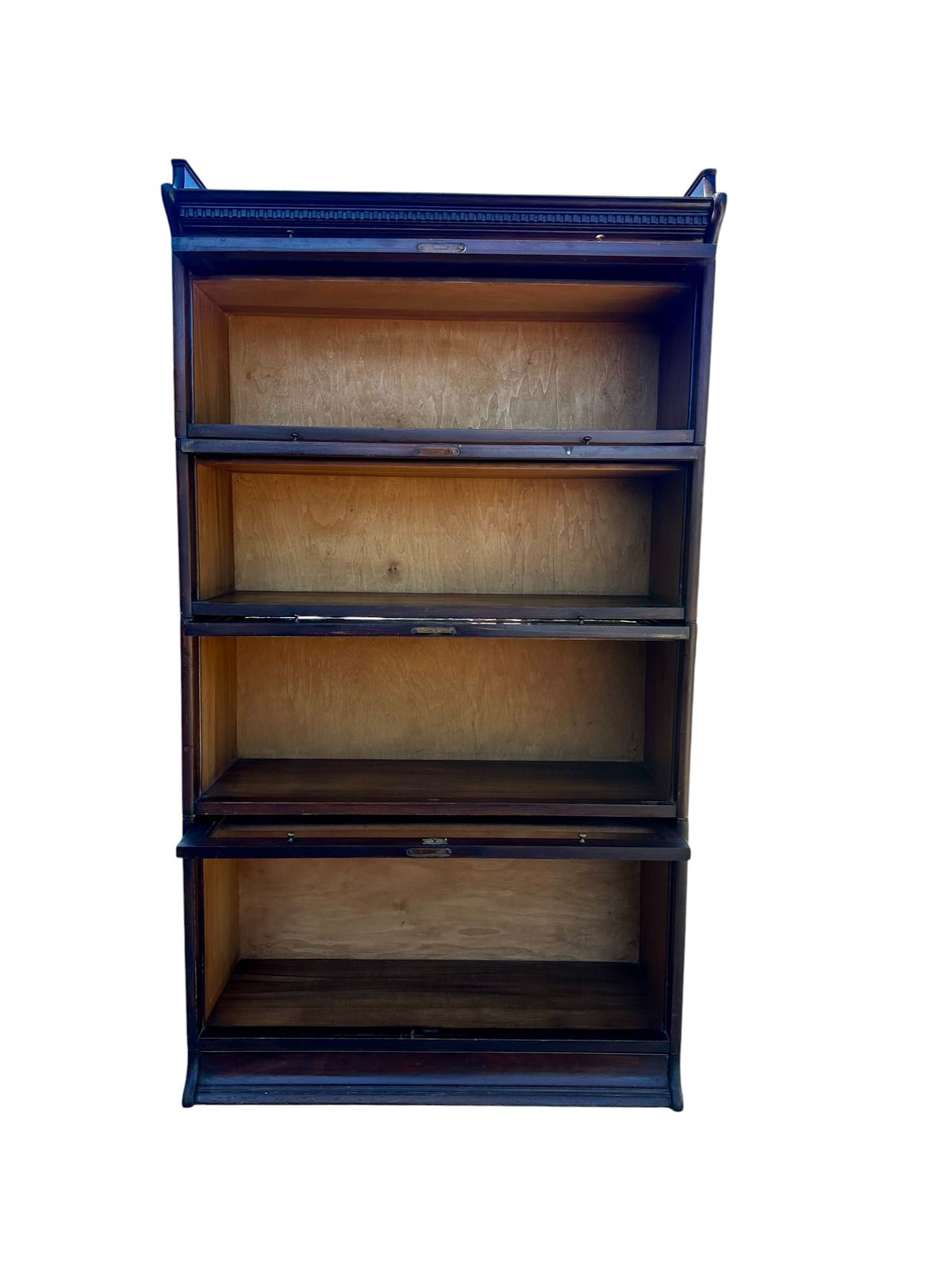 Antique Harris Lebus Mahogany Barrister Bookcase photo 945.0
