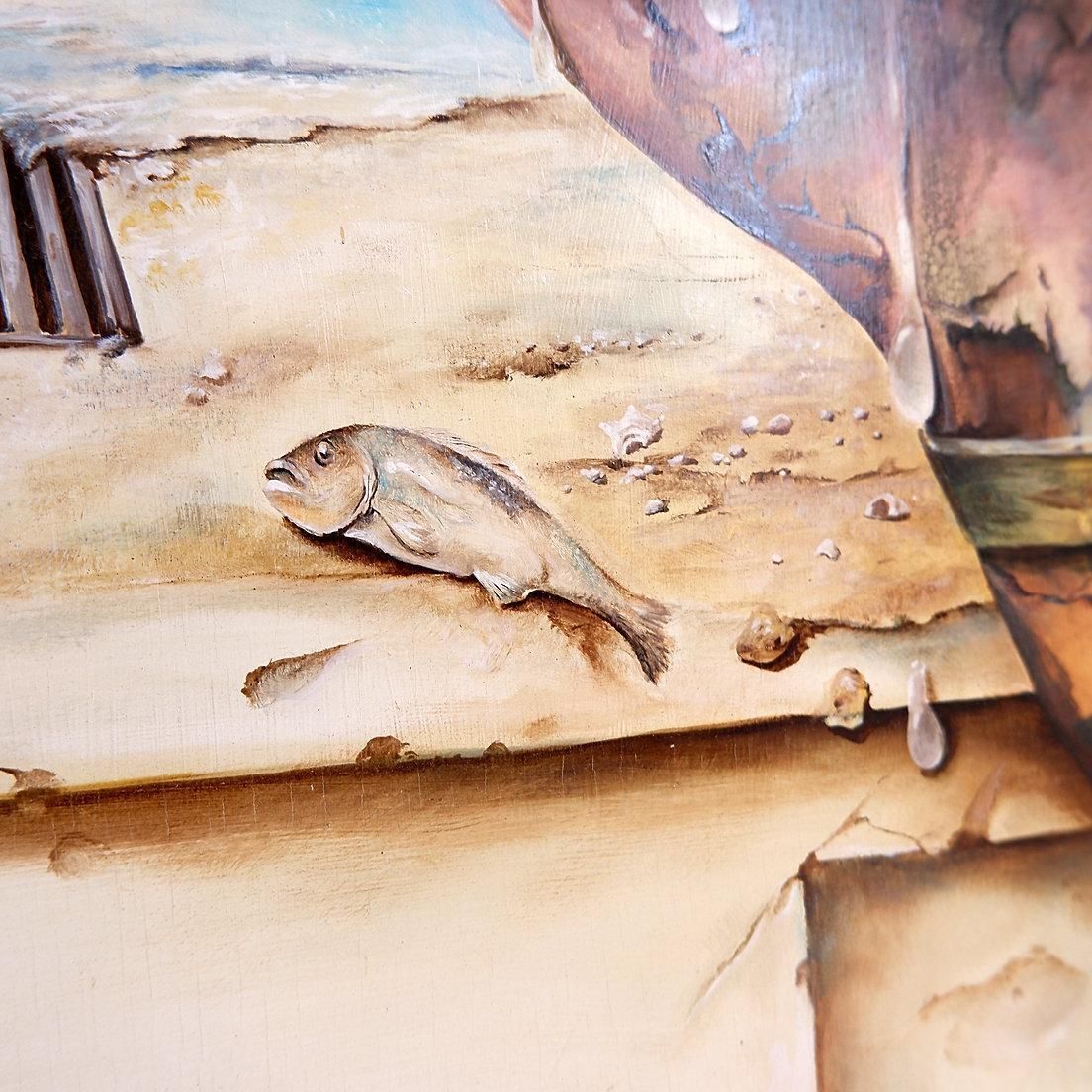Surrealist Oil Painting On Panel By Joseph Laureys (1944   2020) photo buy