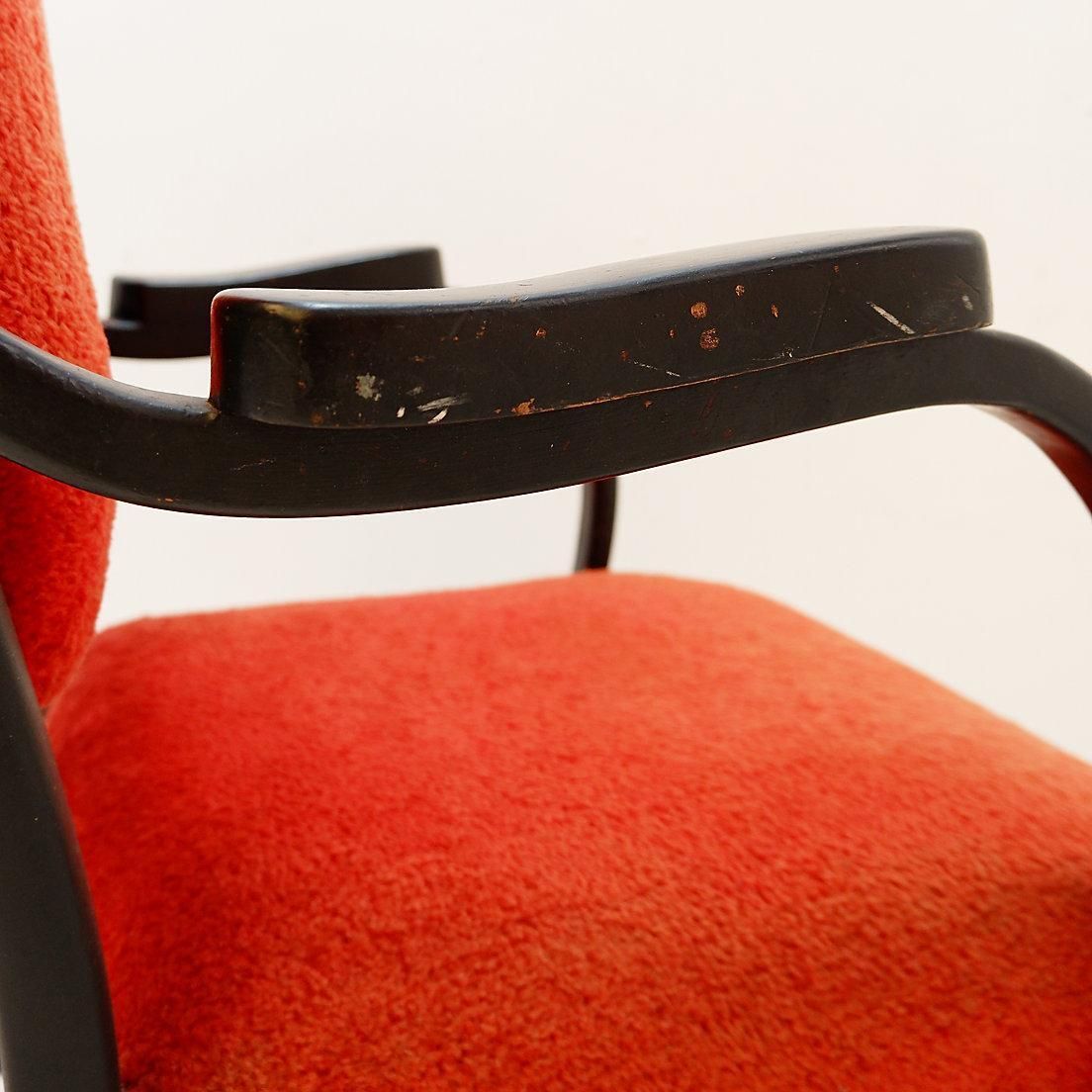 727.0 Curved Wood Armchair From Jacob & Josef Kohn, 1890s photo