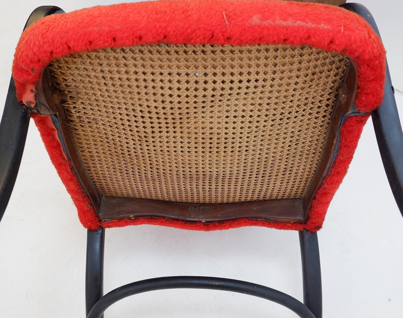 photo buy Curved Wood Armchair From Jacob & Josef Kohn, 1890s