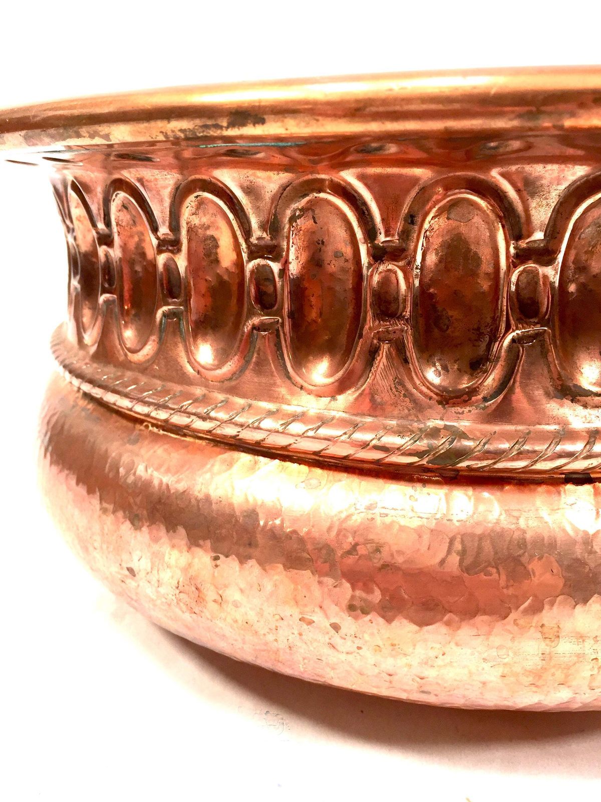 Antique Large Art Nouveau Copper Planter / Plant Pot / Jardiniere Arts & Crafts photo for sale