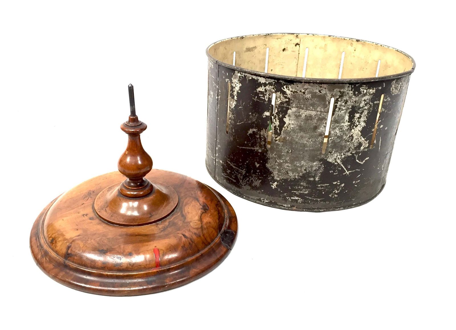 Antique Victorian Zoetrope / Wheel Of Life With Viewing Image Strips. C.1870 photo furniture