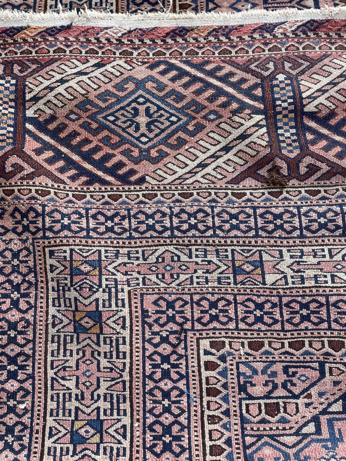 photo furniture Antique Turkish  Rug 6’ X 4’, Early 20th Century