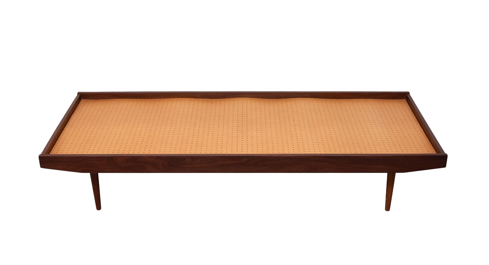 Mid Century Modern Solid Teak Daybed With Tapered Legs, 1950s photo Furniture