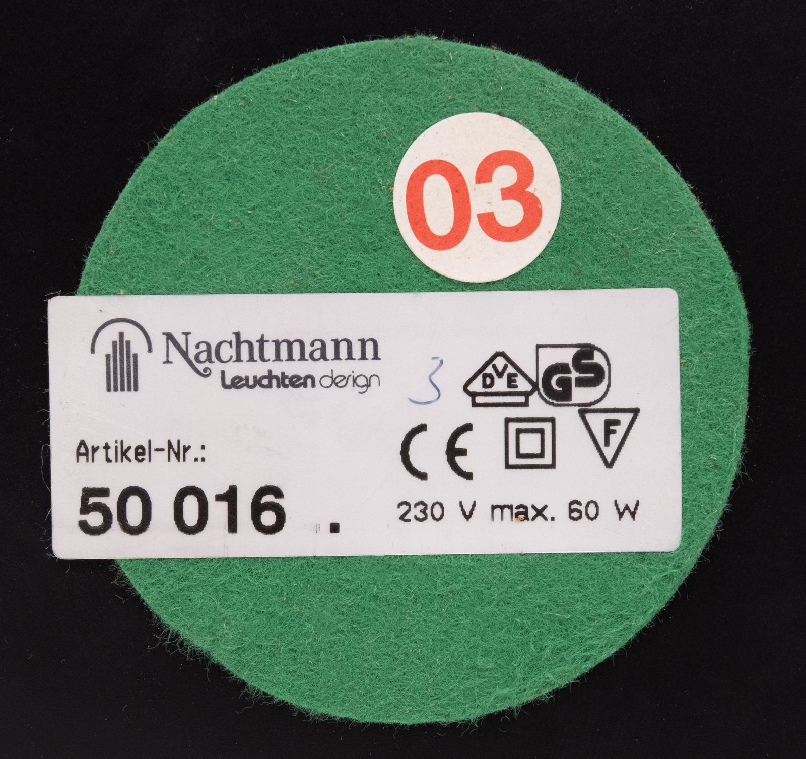 photo furniture Nachtmann Leuchten Tafellamp, Jaren 1970, Duitsland