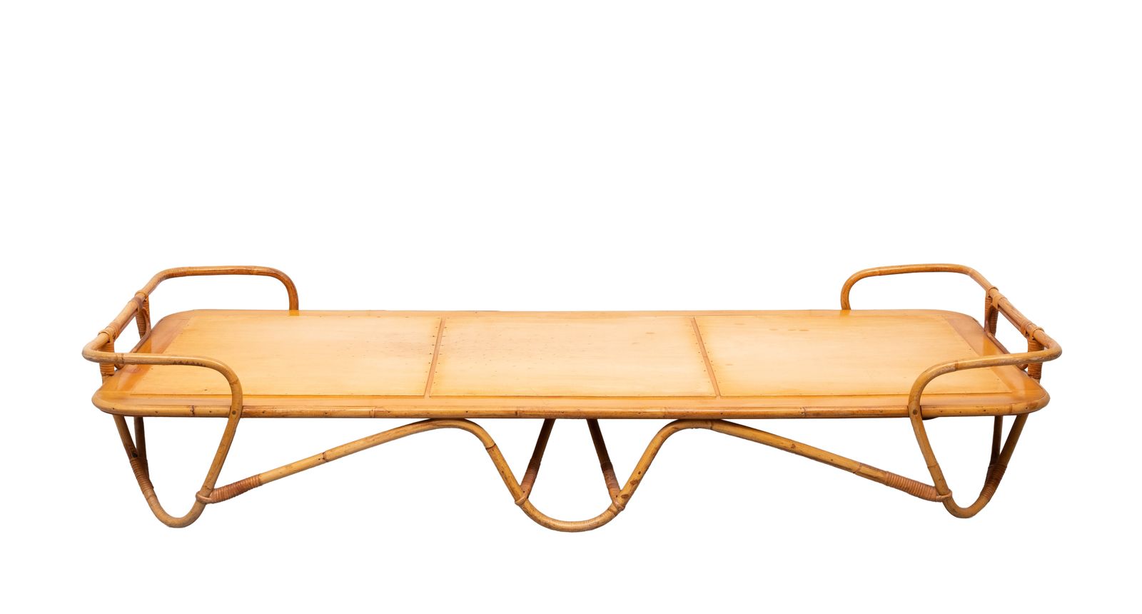 Rohé Daybed Rattan Bed Rotan Noordwolde 1950s Holland photo furniture
