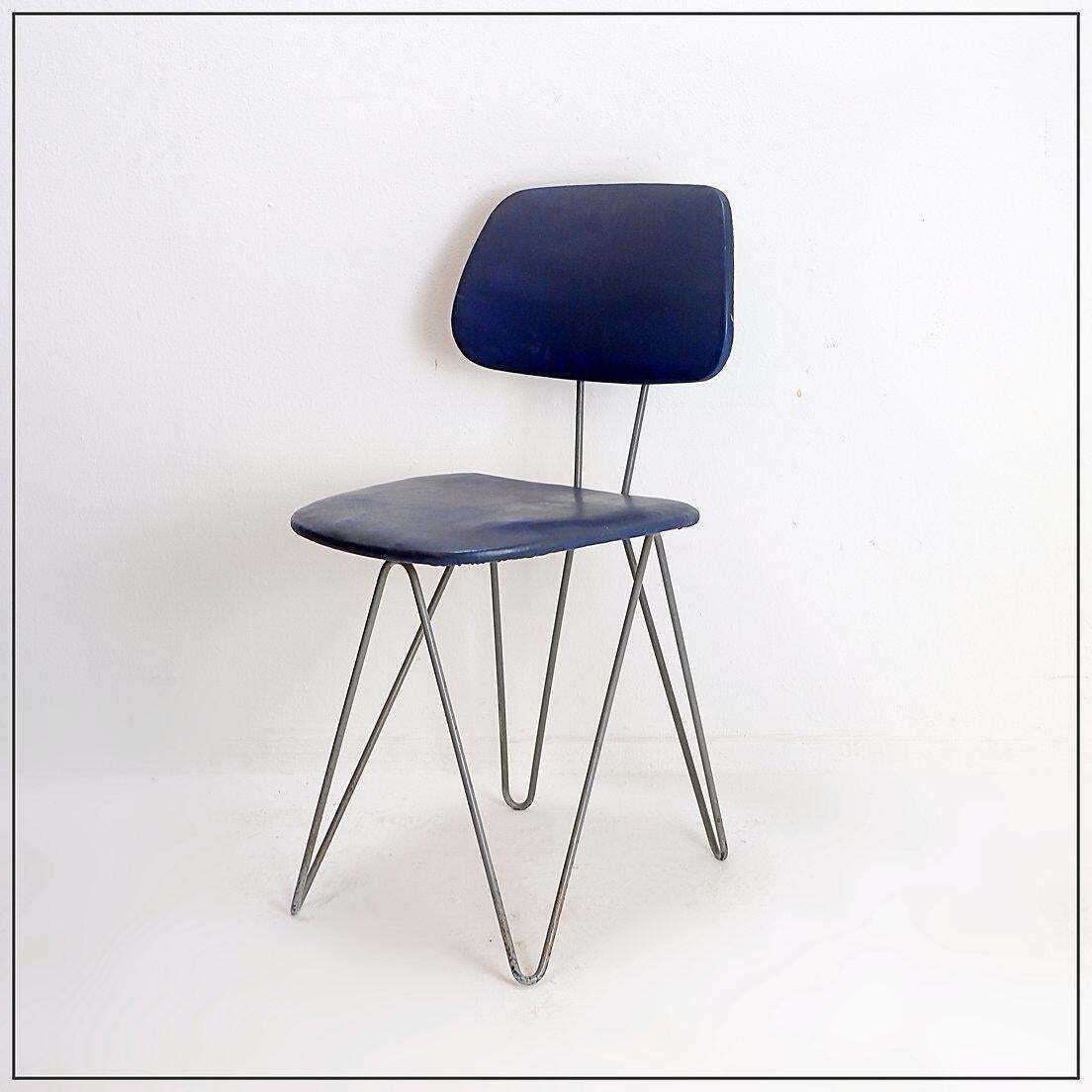 Furniture Dutch Minimalist Pastoe Sm01 Chair By Cees Braakman, 1954 photo