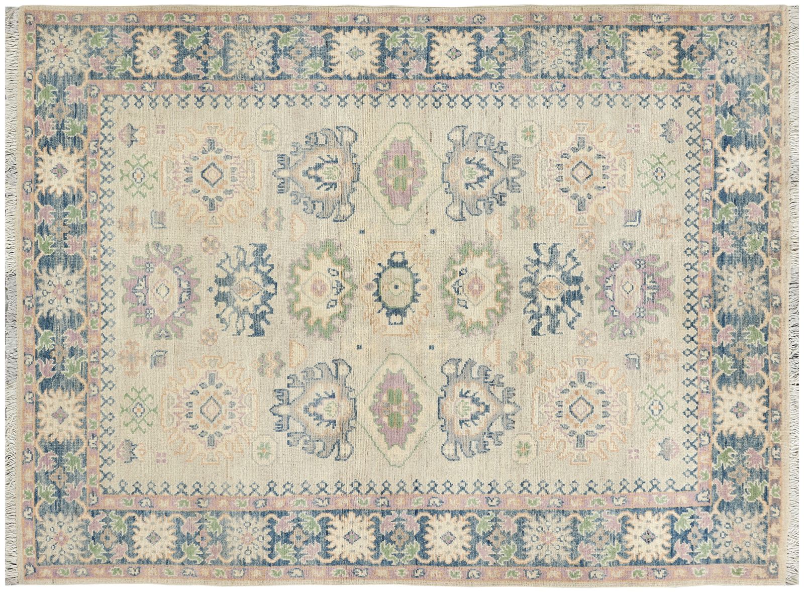 5x6 Colorful Turkish Oushak Wool Traditional Area Rug photo buy
