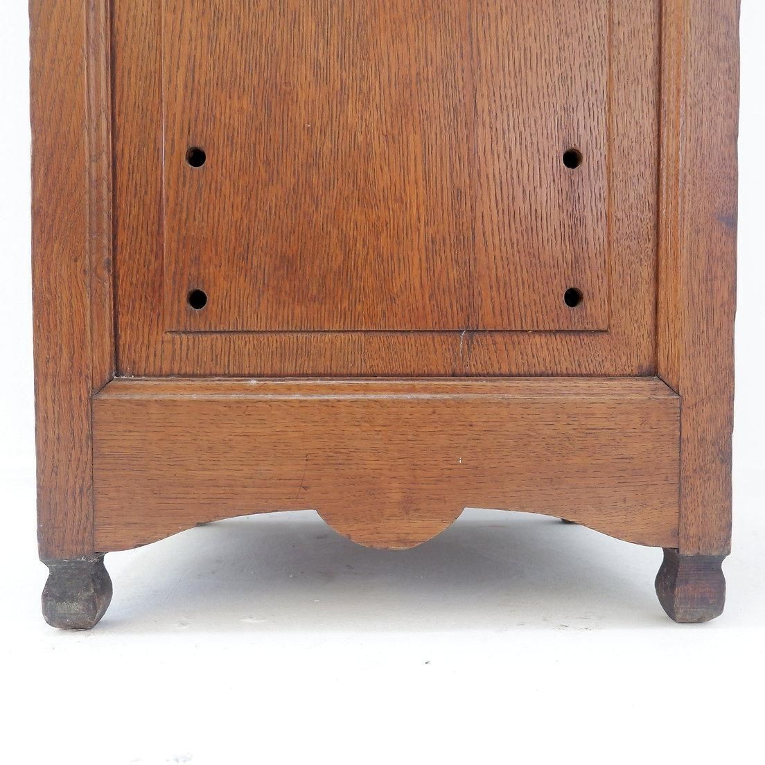 photo vinterior Vintage 1950s Wooden Side Cabinet, Solid Wood, Antique Design, 105cm H