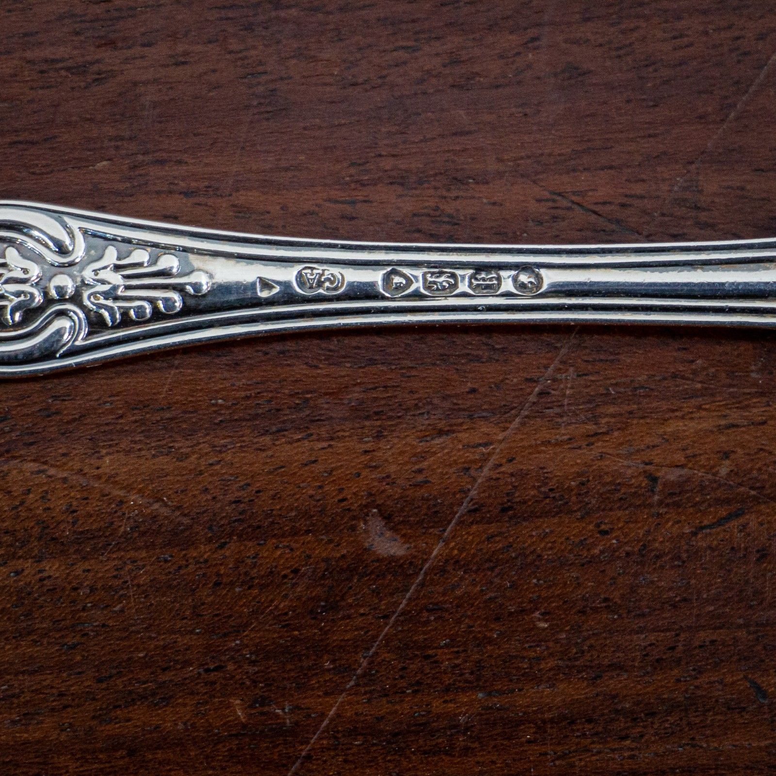 Four Victorian Silver Mustard Spoons photo furniture