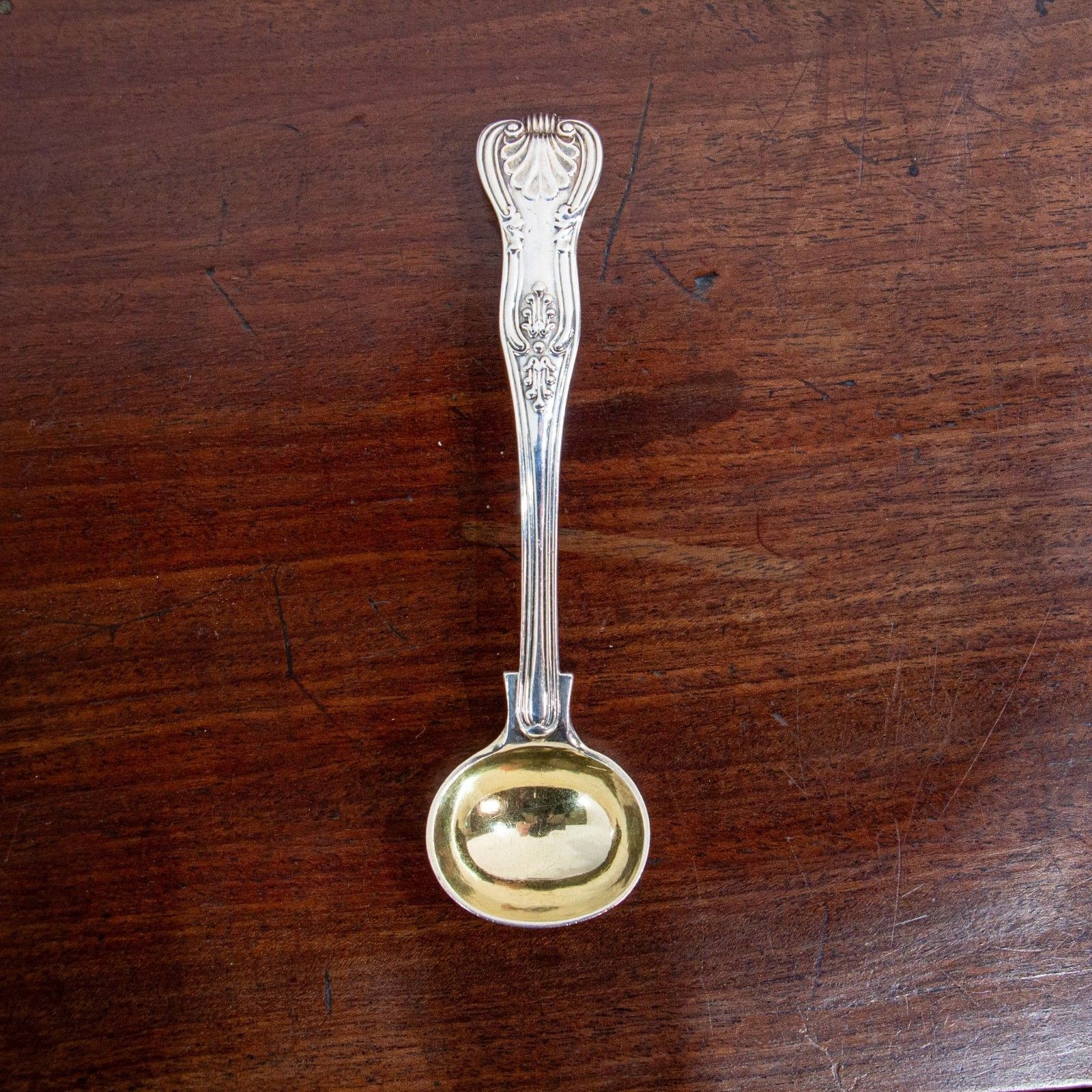 Four Victorian Silver Mustard Spoons photo vinterior