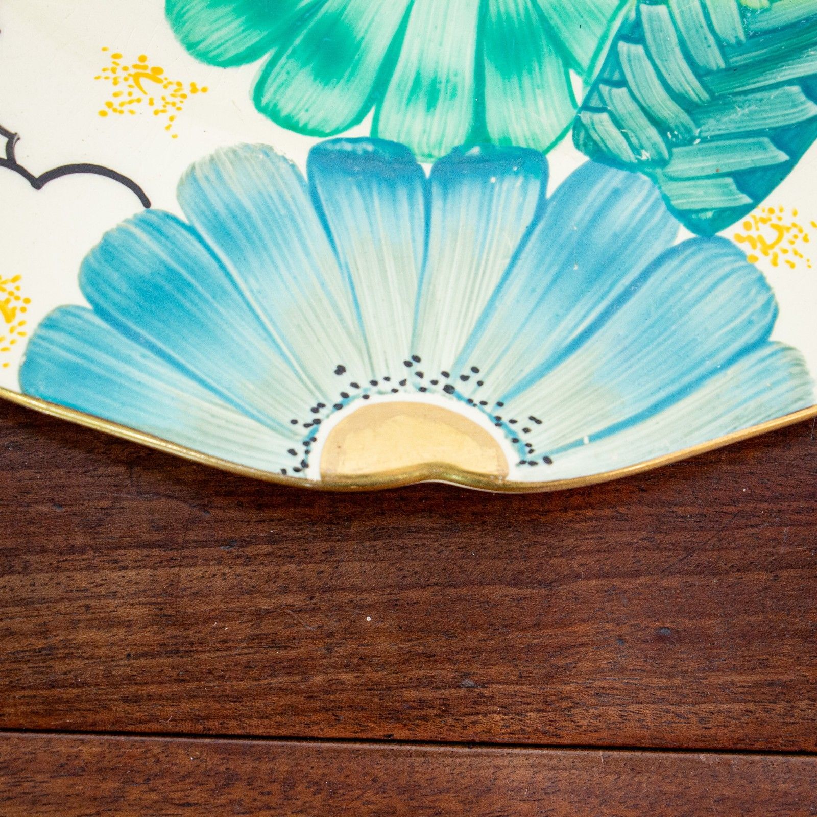 Grays Pottery Green Floral Plate photo buy