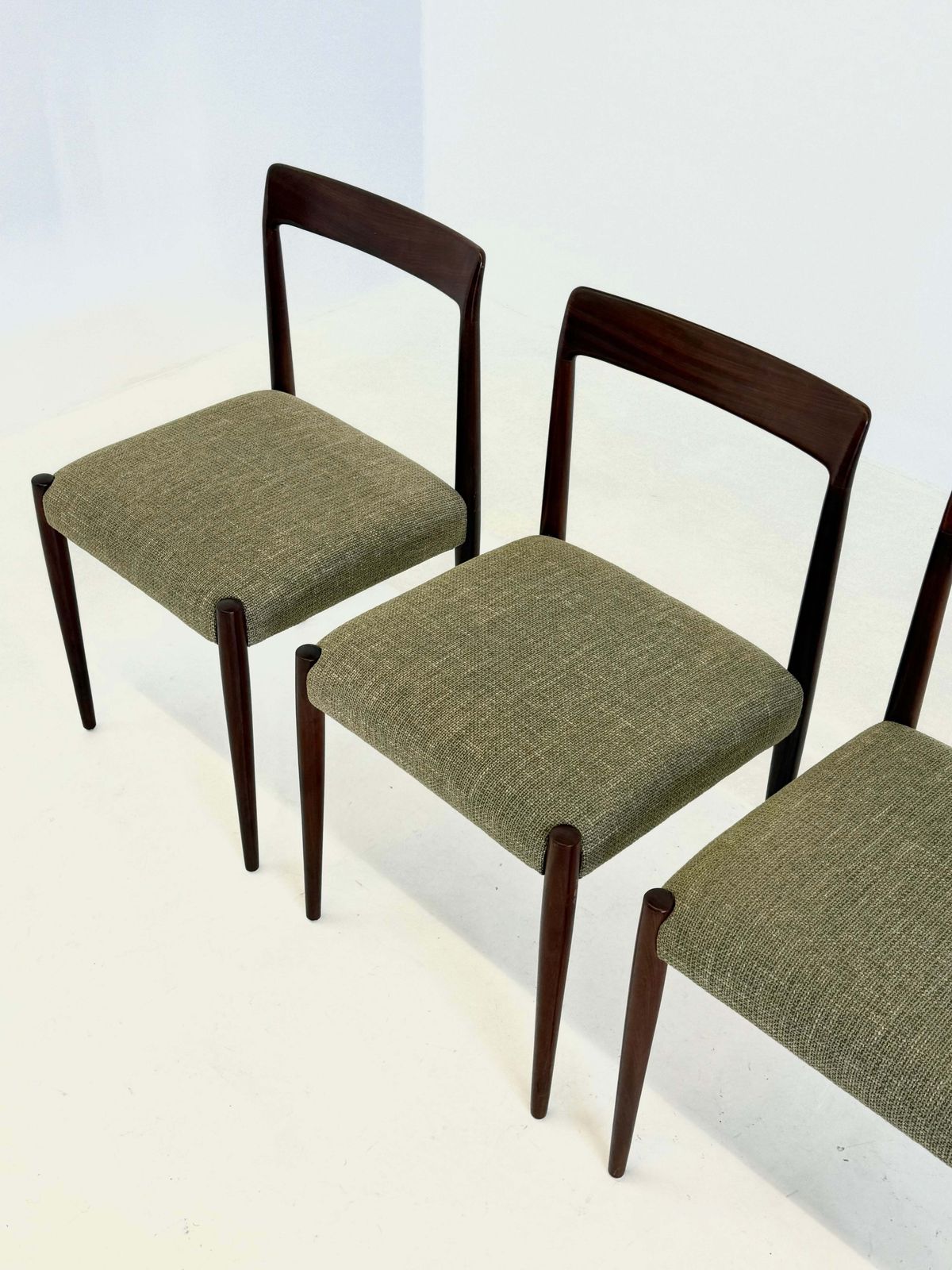 Set Of 4 Lübke Dining Chairs With Rosewood photo buy