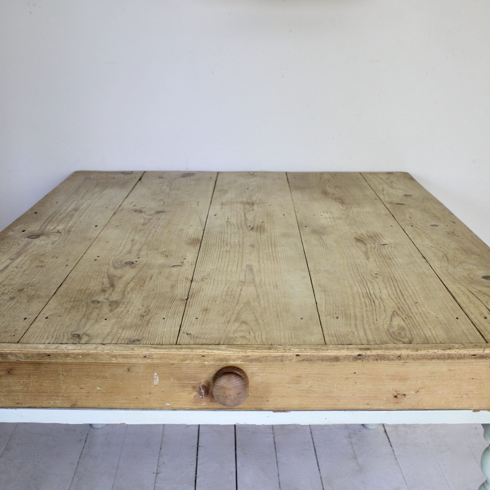 Large Victorian Farmhouse Kitchen Table photo 599.0