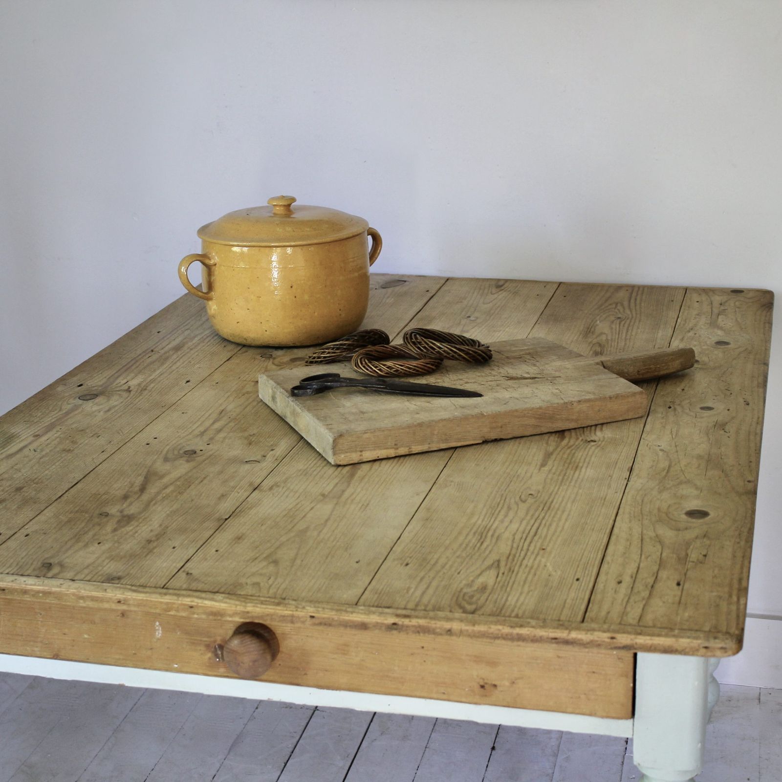 Large Victorian Farmhouse Kitchen Table photo buy