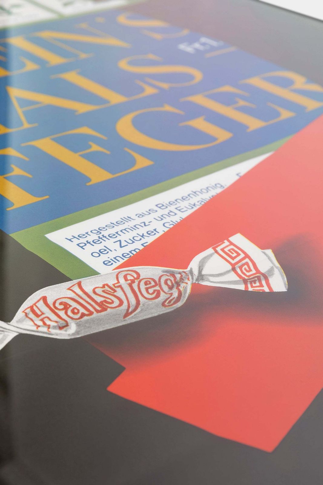 Donald Brun, Wasserman Ag Basel, Klein’s Halsfeger Poster Signed, Switzerland, 70s photo vinterior
