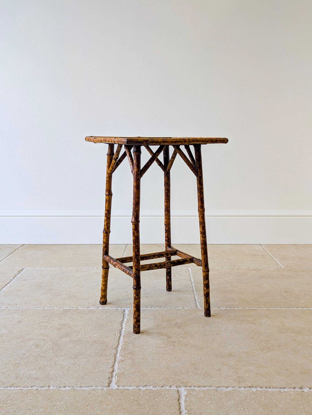 Antique Victorian Bamboo Occasional Table C.1890 photo furniture