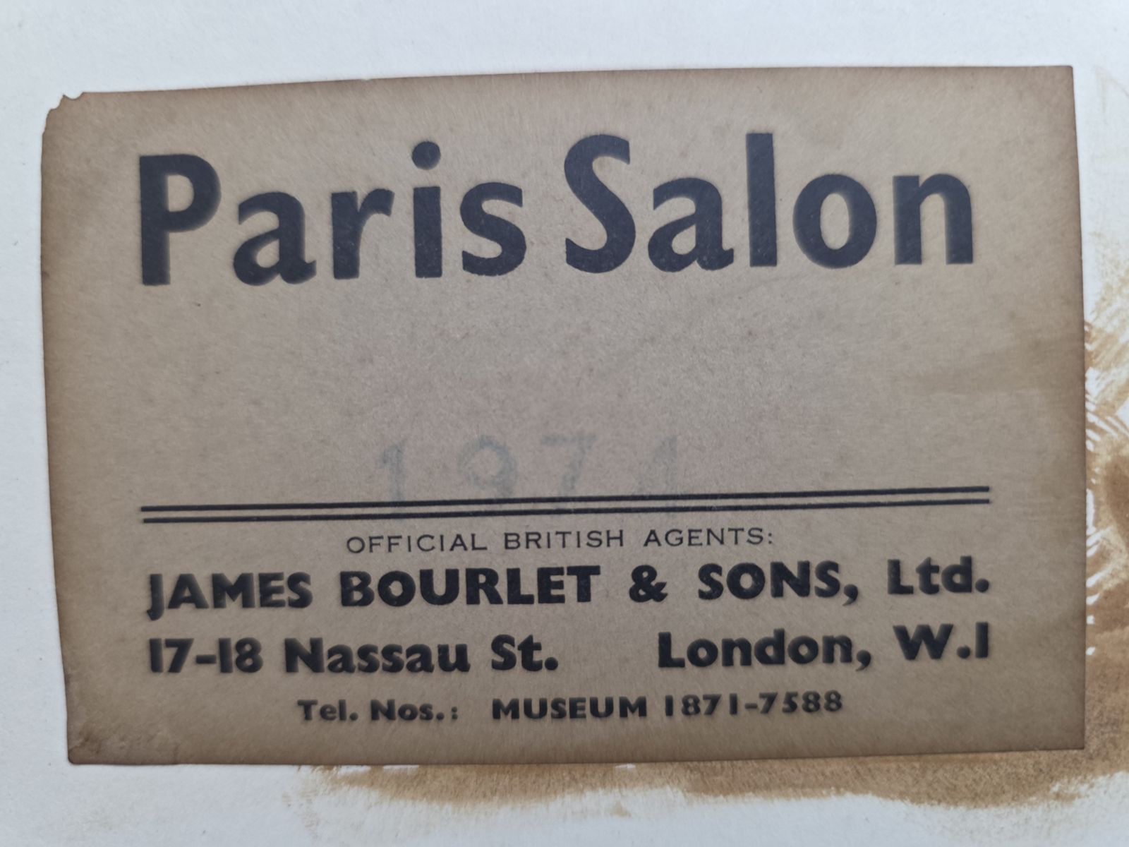 Rowena Wyn Jones (1917–2003), Baladeulyn, Oil On Board, Exhibited At The 1974 Paris Salon, Société Des Artistes Français, Grand Palais, With Original Exhibition And James Bourlet Labels Verso. photo Art