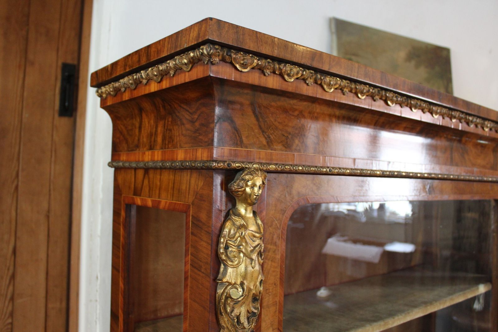 Cabinets An Outstanding Large Pair Of Victorian Walnut Cabinets C1840 photo Furniture