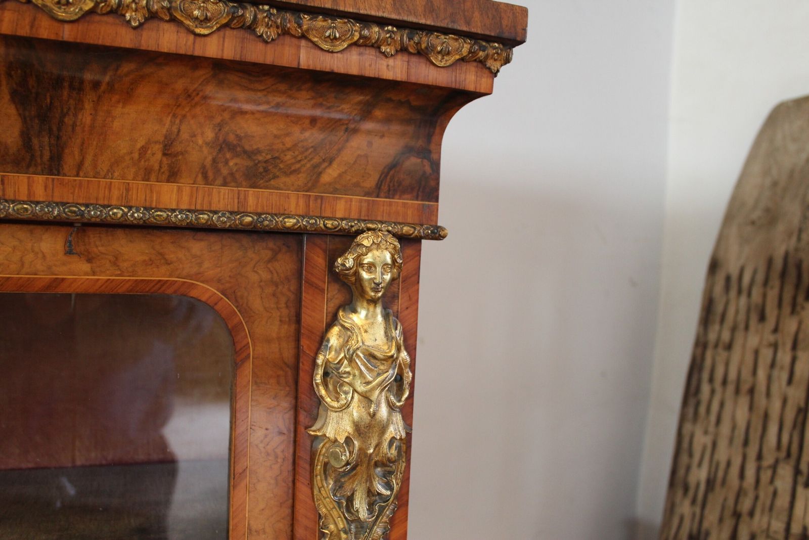 Cabinets An Outstanding Large Pair Of Victorian Walnut Cabinets C1840 photo vinterior