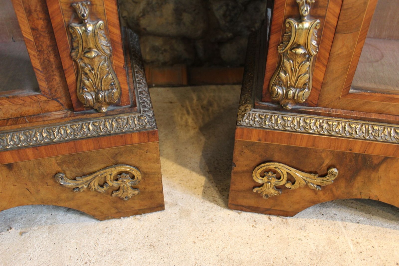 Furniture Cabinets An Outstanding Large Pair Of Victorian Walnut Cabinets C1840 photo