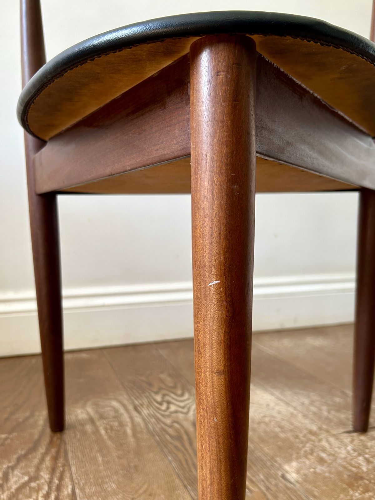 photo buy 4 Vintage Mid Century Hans Olsen Chairs By Frem Rojle, Denmark