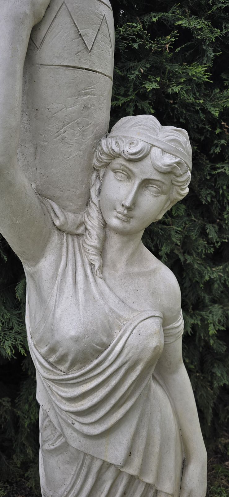 Large Weathered Figure Of 'Maia' The Water Carrier photo for sale