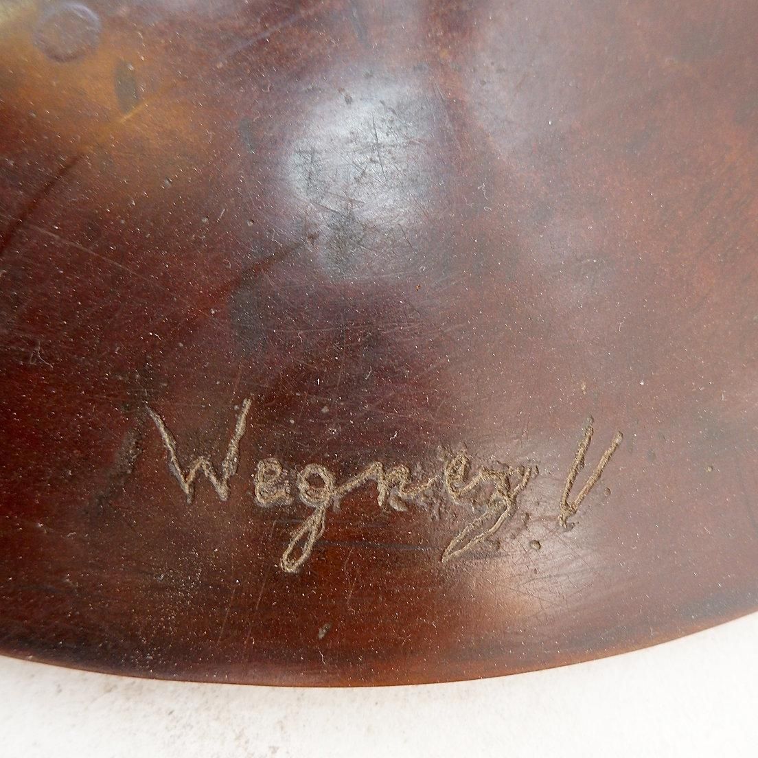 Vincent Wegnez Sculptural Bronze And Glass Console Table   Signed / Belgium 20th photo Furniture