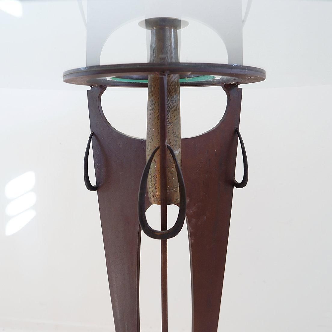 photo buy Vincent Wegnez Sculptural Bronze And Glass Console Table   Signed / Belgium 20th