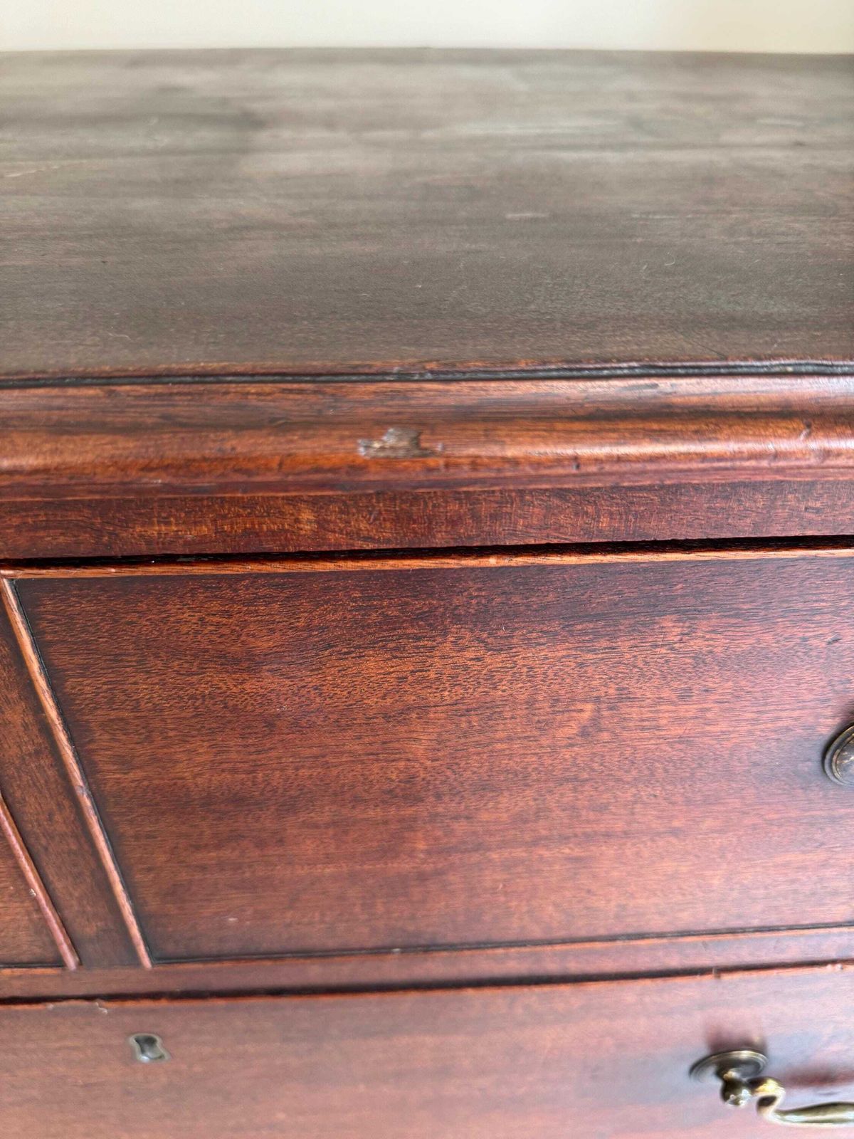 Antique Georgian Solid Wood Extra Large Chest Of Drawers photo Furniture