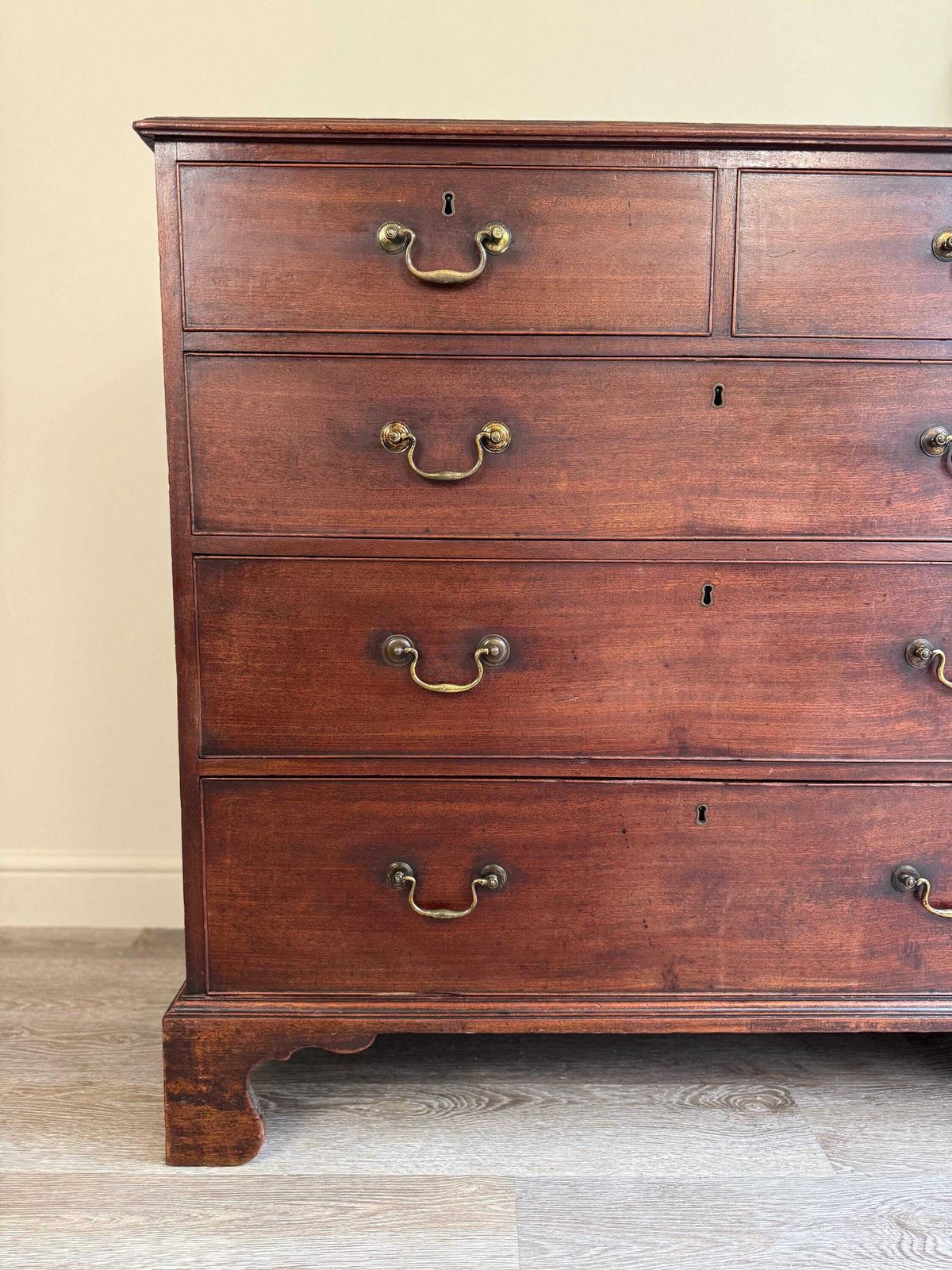 Antique Georgian Solid Wood Extra Large Chest Of Drawers photo buy
