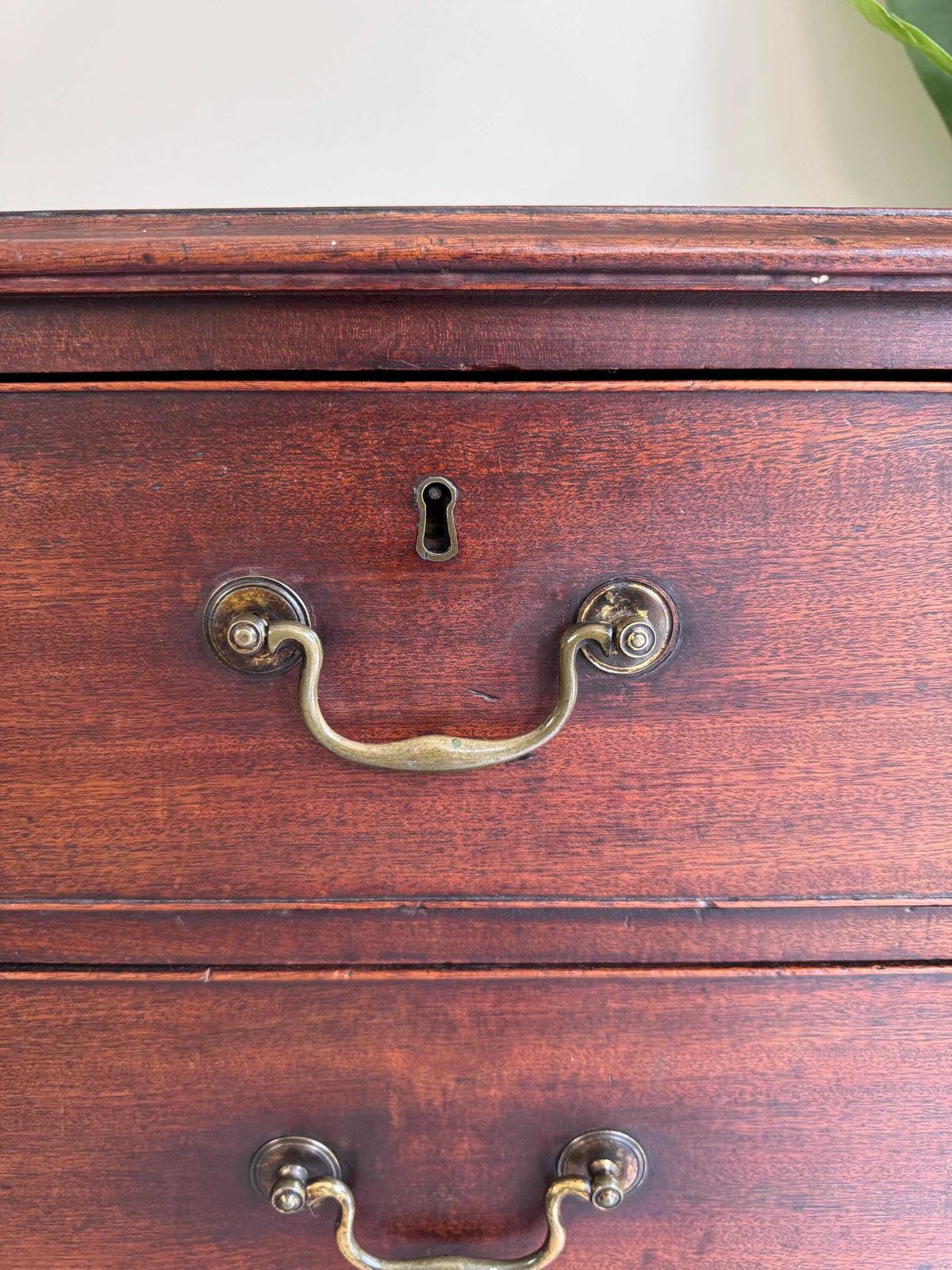 650.0 Antique Georgian Solid Wood Extra Large Chest Of Drawers photo