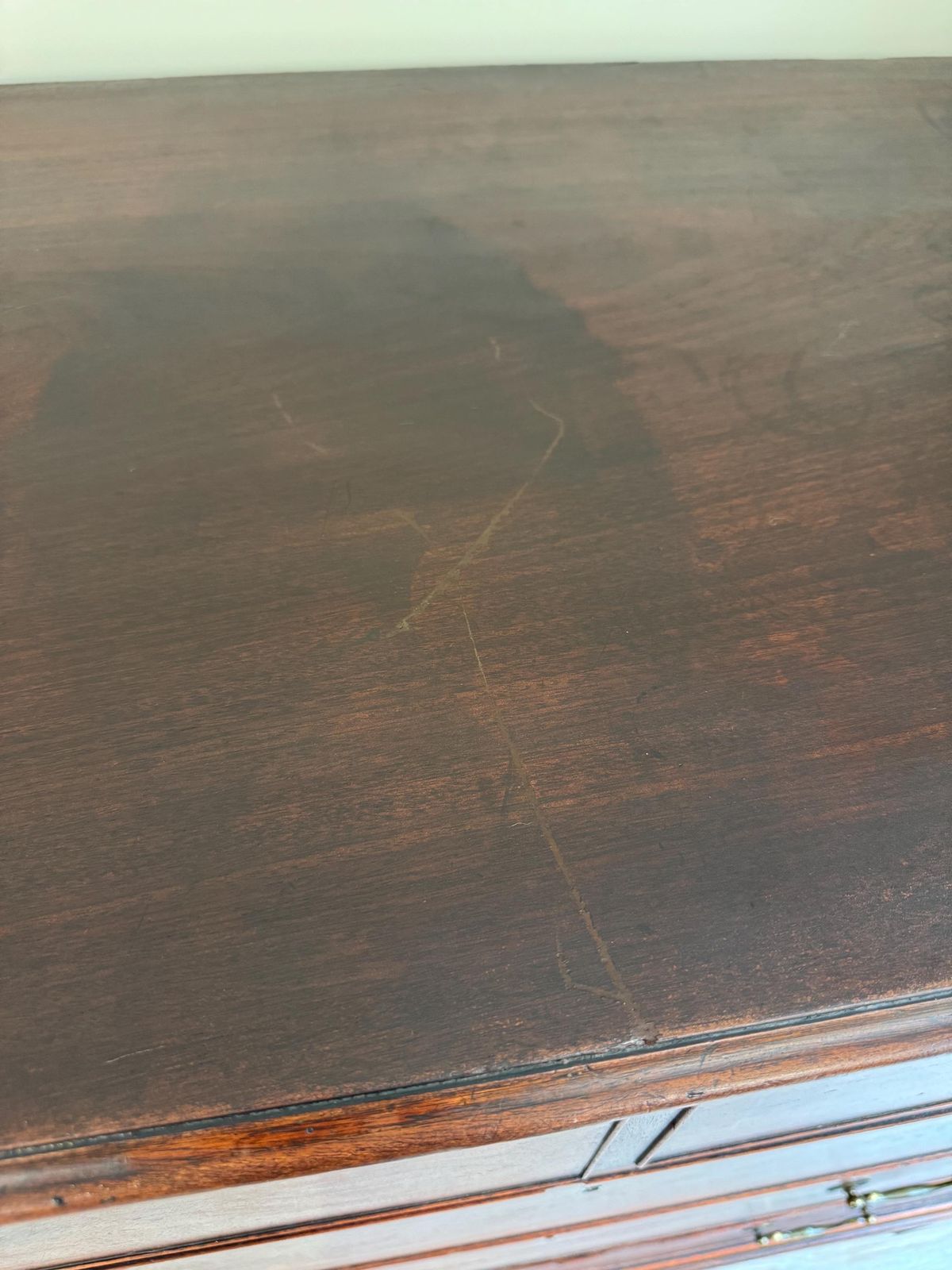 photo buy Antique Georgian Solid Wood Extra Large Chest Of Drawers
