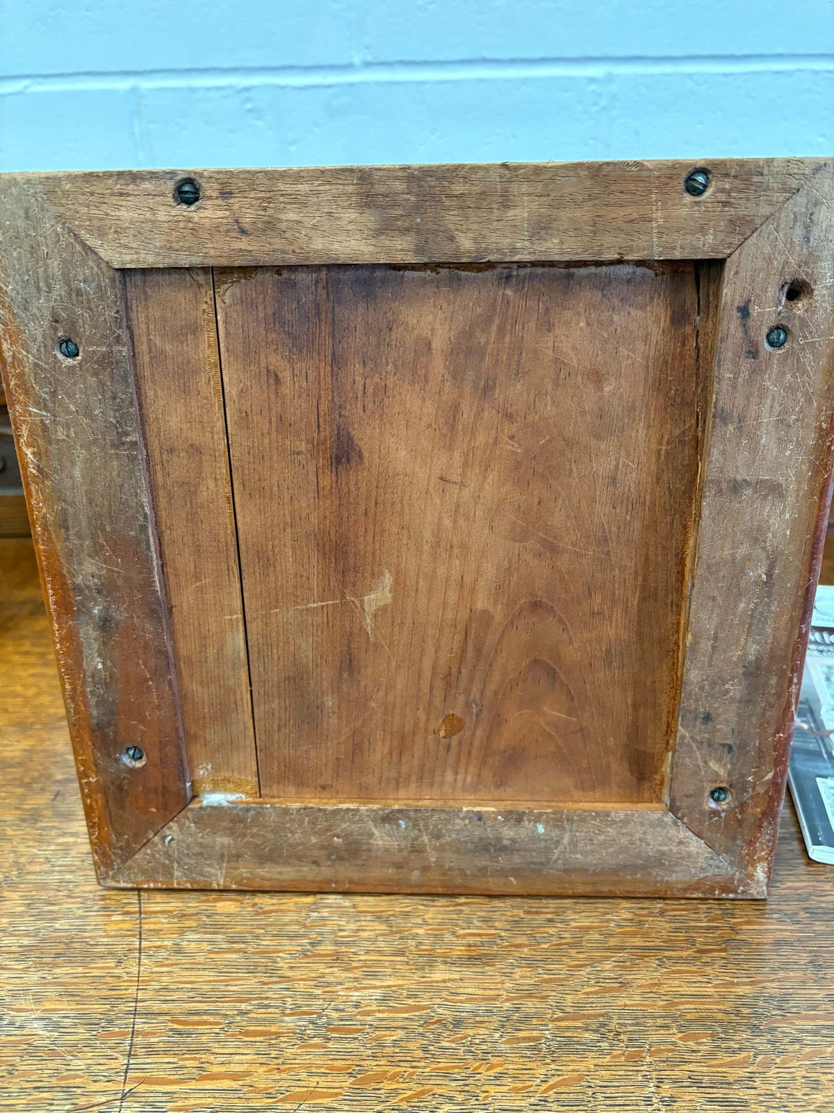 Antique Wooden Shop Countertop King Edward Cigar Cabinet Display photo vinterior