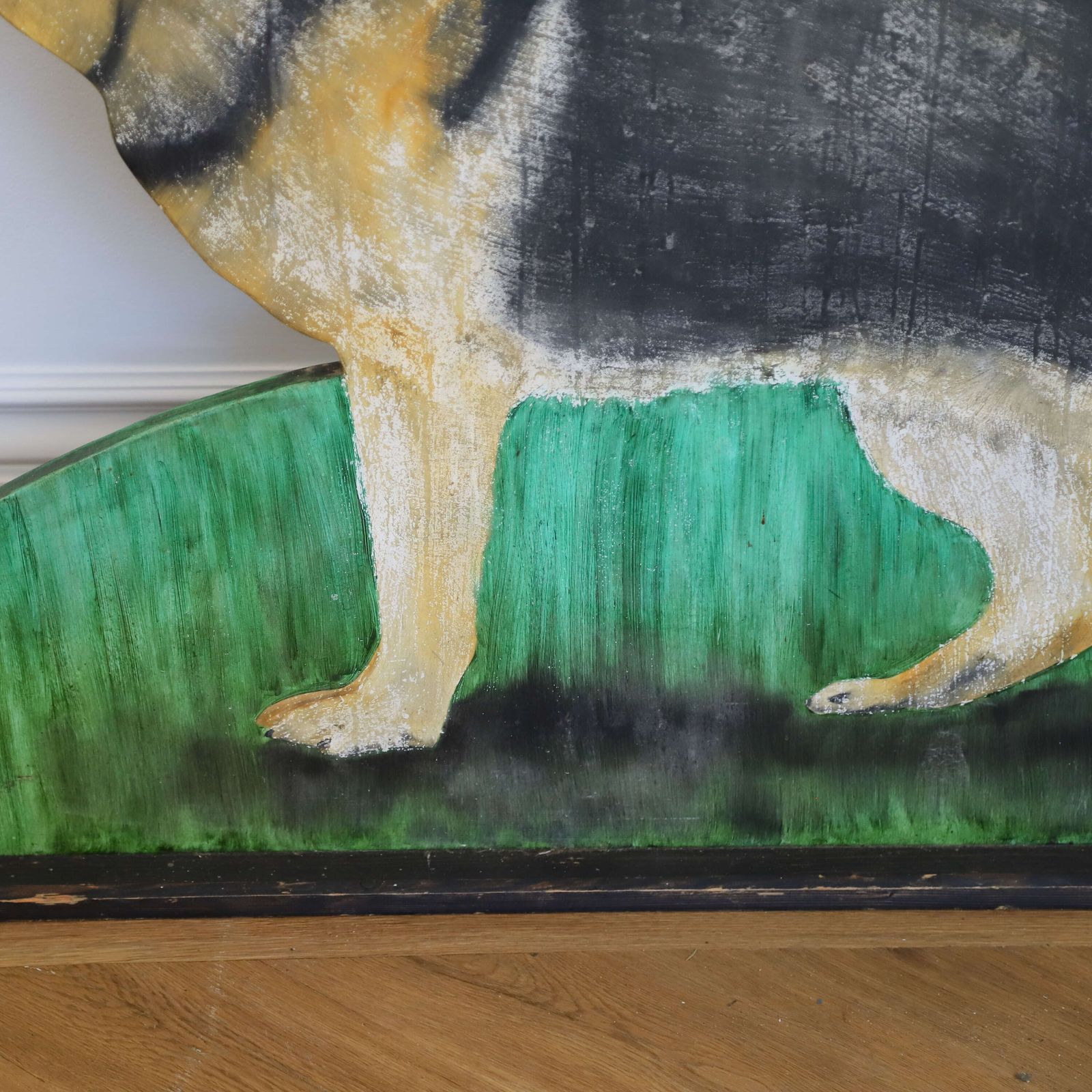 Painted Dummy Board Of An Alsatian/German Shepherd, English, 1970s–1980s photo 250.0