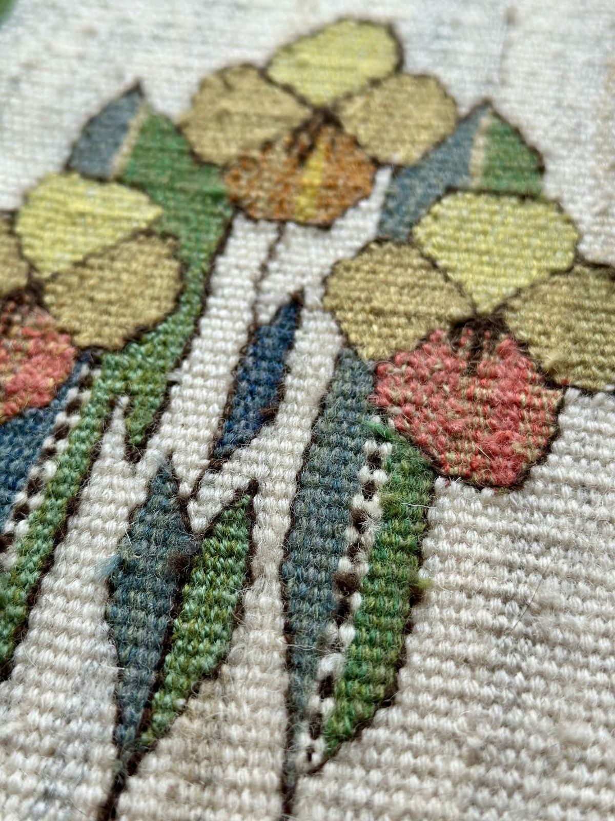 Märta Måås Fjetterström Blomlapp Wool And Linen Tapestry photo furniture