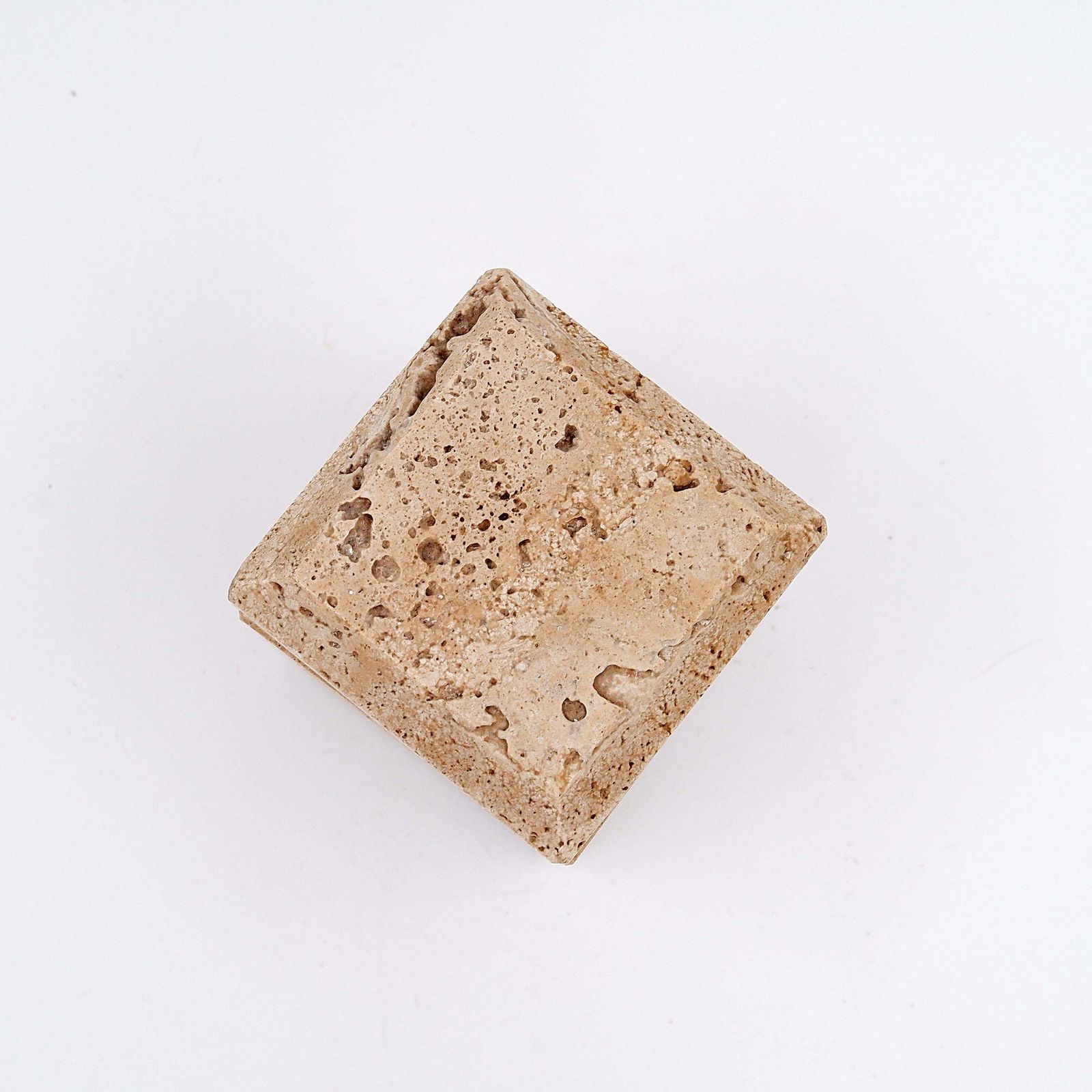 Travertine Box, Italian Design From The 60s/70s, Attributed To Cerri Nestor photo for sale