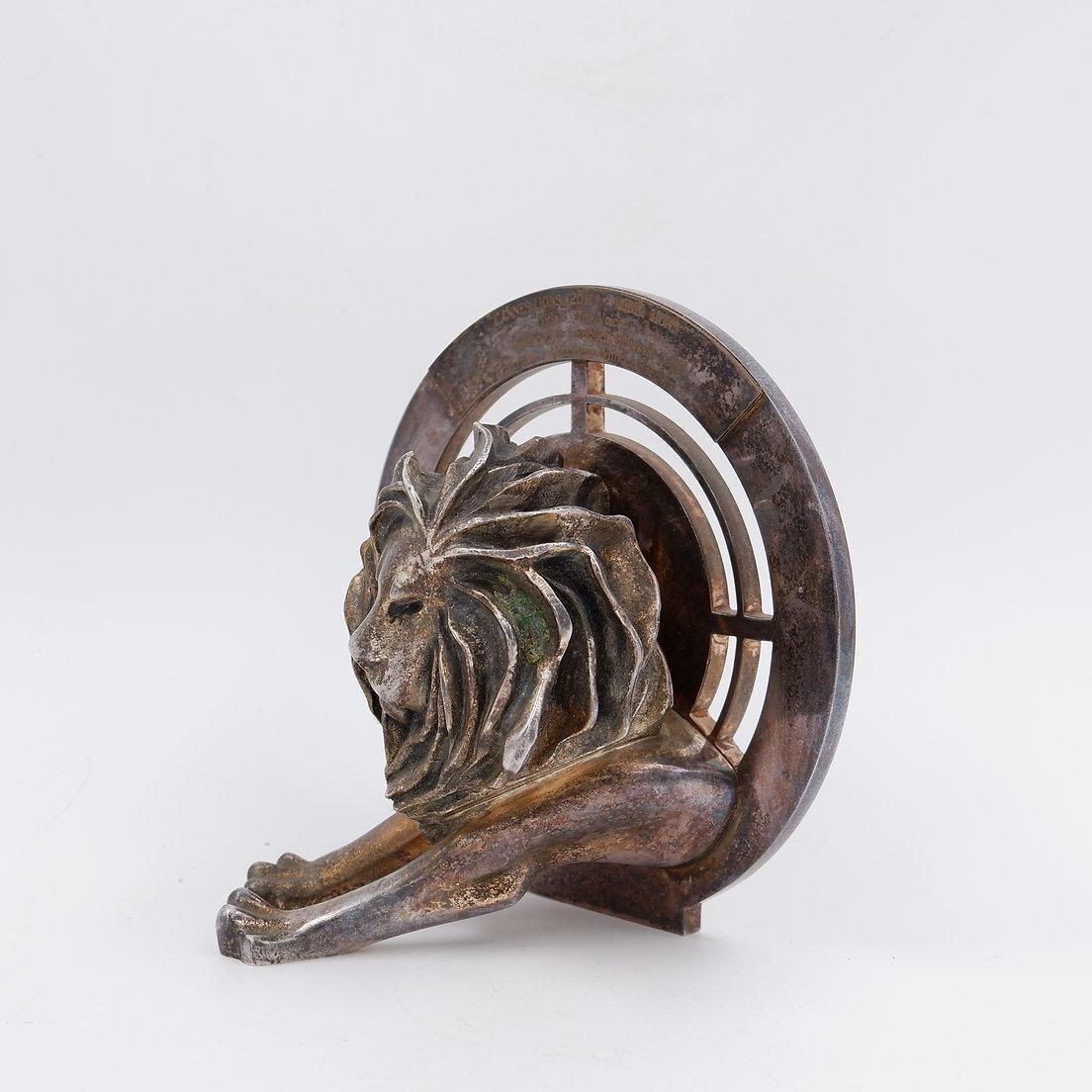 683.0 Cannes Lion In Silver Bronze By Arthus Bertrand Of Paris, Awarded At The 2011 photo