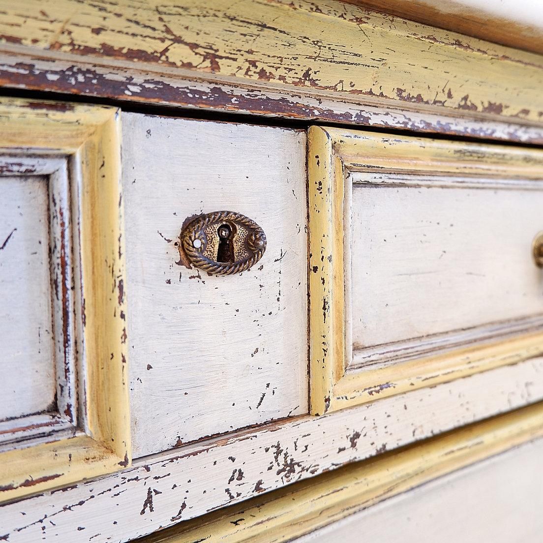 19th Century Antique Italian Chest Of Drawers With Marble Top photo vinterior