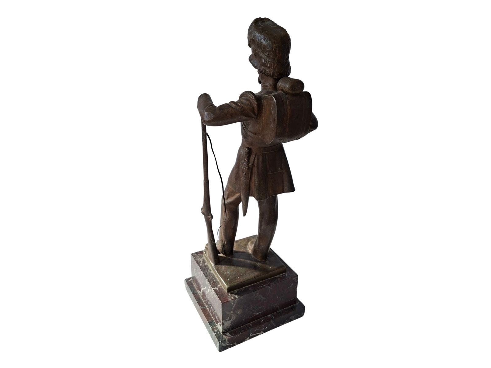 Importante Scultura In Bronzo: "Soldato" – Fonderia Laganà, Napoli (XX Secolo) photo 866.88