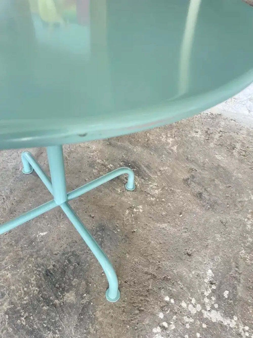 photo furniture Max Ernst Haefeli Bauhaus Garden Table For Embru, Switzerland, 1940s
